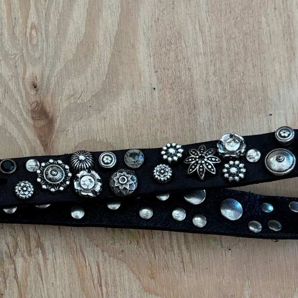 Campomaggi Studded Leather Belt in Moro - Picture 3 of 3